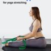 Trideer Stretching Strap Yoga Strap for Physical Therapy, 10 Loops Yoga Straps for Stretching, Non-Elastic Stretch Strap for Pilates, Exercise, Stretch Band for Women & Men with Exercise Book