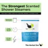 Cold Kicker Shower Steamers Aromatherapy, Eucalyptus Shower Steamer, Shower Bombs Made in the USA, Menthol Shower Steamer, Self Care Gifts, Christmas Gifts, Shower Steamers for Women and Men
