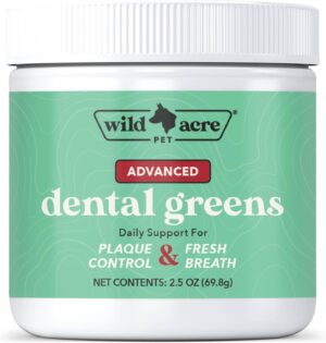 Dental Powder for Dogs - Dog Breath Freshener Dental Powder for Teeth Cleaning Plaque Off, Dental Care for Dogs, Tartar Remover for Teeth - Fresh Breath Probiotics