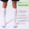 61kDv-WrOGL._AC_SL1500_.jpg FITRELL 3 Pairs Compression Socks for Women and Men 20-30mmHg-Circulation Support Socks