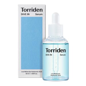 Torriden DIVE IN Hyaluronic Acid Serum 50ml (1.69 fl.oz.) | Deep Hydration to Get Glow Skin | Hyaluronic Acid, Panthenol, Allantoin | Korean Facial Serum