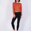 Real Essentials 5 Pack: Women's Dry Fit Crop Top - Long Sleeve Crew Neck Stretch Athletic Tee (Available in Plus Size)