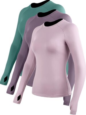CADMUS Quick-Drying Running Long Sleeve Shirt for Women Workout Shirts