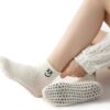 Soxbang 3/6 Pairs Pilates Socks with Grips,Yoga Socks Barre Socks Non Slip Socks Embroidery for Barre Ballet Barefoot Workout