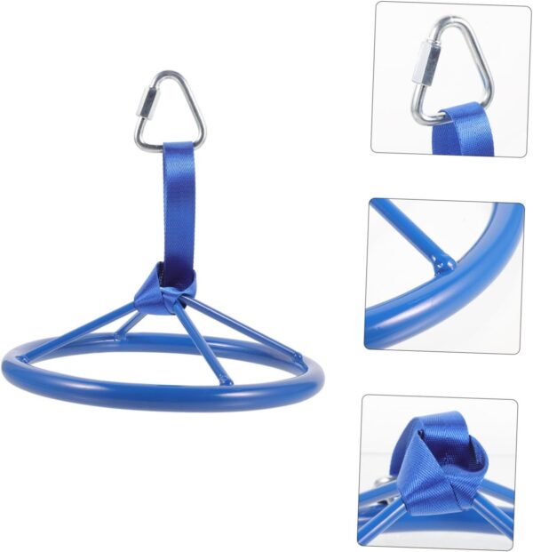 KICHOUSE Outdoor Fitness Equipment Arm Strength Training Hanging Ring Disc for Color Ideal for Gym and Play Activities