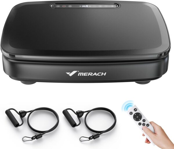 61keEFULWL._AC_SL1500_.jpg MERACH Vibration Plate Exercise Machine, Vibration Plate for Lymphatic Drainage, Vibrating Plate Exercise Machine for Women Men, Workout Equipment for Home