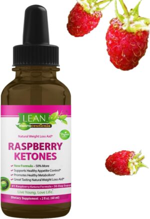 Weight Loss Keto Raspberry Ketone Drops, Appetite Suppressant Fat Burner Diet Energy Supplement Metabolism Booster That Work for Belly for Men and Women, Slim Faster Than Gummy Pill Capsule Tea, 60 ml