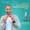Smilesaver Retainer Cleaner Spray – Invisalign, Mouth Guard, and Denture Cleaner – Quick Oral Care for Aligner & Retainer Hygiene – Natural, Portable & Minty Fresh Oral Care Products (2oz)
