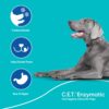C.E.T. Enzymatic Oral Hygiene Chews for Dogs - Plaque & Tartar Control - Single Layer Beefhide with Exclusive Dual-Enzyme System & Tasty Chicken Flavor - Easy to Give Dog Dental Chew