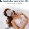 Sleeping Mask 2 Pack, Warm, Cool Double-Sided Use of Sleep Mask, Super Soft Blindfold with Adjustable Strap, Block Out Light, Comfort Sleep Eye Mask for Travel Meditation Nap