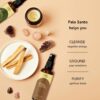 Palo Santo & White Sage Smudge Spray by Aromafume | 1 x 100ml / 3.38 fl oz l Aromatherapy | With Essential oils | Room Linen Spray | Natural Air freshners for home | Spiritual Meditation Accessories