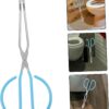 2pcs Wipe Aid Toilet Bowl Toilet Paper Toilet Tissue Tool Butt Wiper Toileting Aid Toilet Tool Self Wipe Tong Long Tongs Toilet Aid Bathroom Supplies Blue Stainless Steel