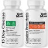 Youth & Tonic 15 Day Cleanse & Carb Matrix Support for Bloating, Gut & Metabolism Health, Break The Plateau, Feel Lighter & Energized, Colon Cleanser & Detox with ACV, Glucomannan, Chromium, 60 Pills