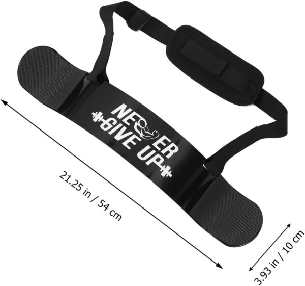 Training Board Chest Workout Equipment Men Upper Body Exercise Machine Bicep Tricep Curl Machine Tricep Rope Muscle Tablas Stimulator Outdoor Fitness Gear para Black Aluminum Alloy