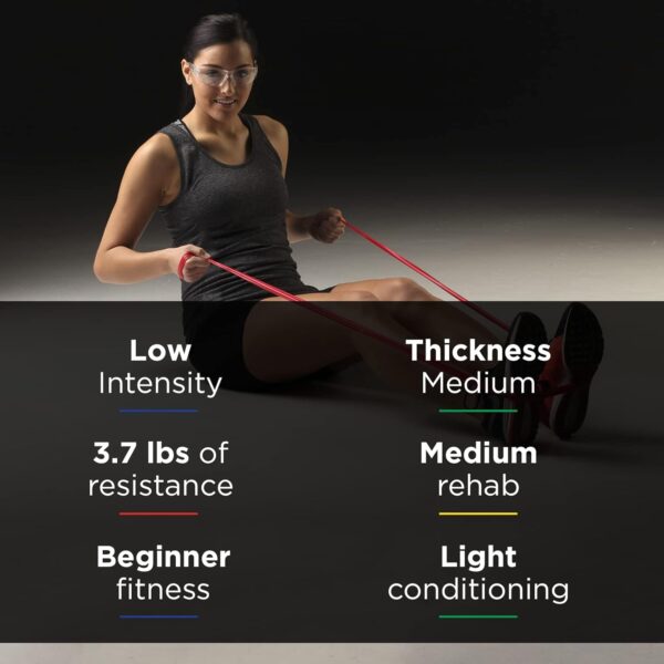61mFiv-dYL._SL1500_.jpg THERABAND Resistance Bands, 50 Yard Roll Professional Latex Elastic Band For Upper & Lower Body & Core Exercise, Physical Therapy, Pilates, At-Home Workouts, & Rehab, Red, Medium, Level 3