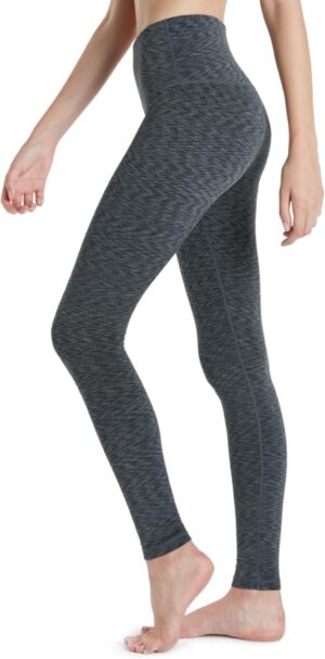 TSLA Women's Thermal Yoga Pants, High Waist Warm Fleece Lined Leggings, Winter Workout Running Tights with Pockets
