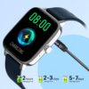 Luoba Smart Watches for Men, 1.69'' Answer/Make Call Android Smartwatch Activity Fitness Tracker with Heart Rate Sleep Monitor Calorie Step Counter Digital Fitness Watch Compatible Android iOS, Blue