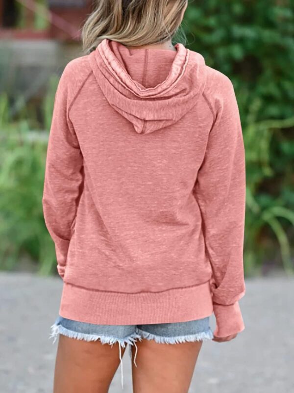 Hongqizo Womens Be Kind Hooded Sweatshirt Long Sleeve Pocket Sweatshirt Hoodies