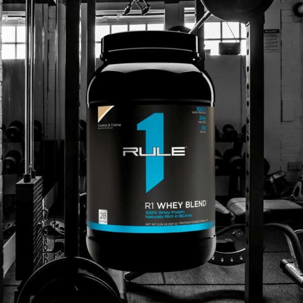 Rule 1 Proteins R1 Whey Blend, 28 Servings, Cookies & Crème