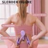 Thigh Master Thigh Exerciser for Women, Enhanced Resistance Hip Trainer Kegel Pelvic Floor Exercise Devices，Inner Thigh Exerciser Workout Equipment for Women Men