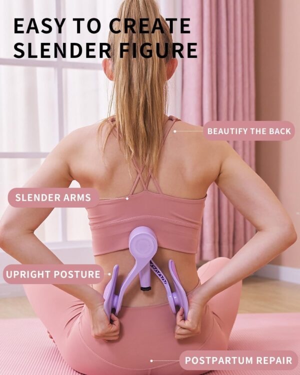 Thigh Master Thigh Exerciser for Women, Enhanced Resistance Hip Trainer Kegel Pelvic Floor Exercise Devices，Inner Thigh Exerciser Workout Equipment for Women Men