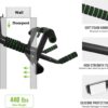 2025 Upgrade Multi-Grip Pull Up Bar with Smart Larger Hooks Technology - USA Original Patent, Designed, Shipped, Warranty