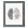 Psychology Brain Wall Art, Mental Health Art, Psychologist Office, Counseling Gift, Growth Mindset, Therapy Office Decor, CBT Wall Decor, Counselor Office Decor, Unframed (11X14 INCH)