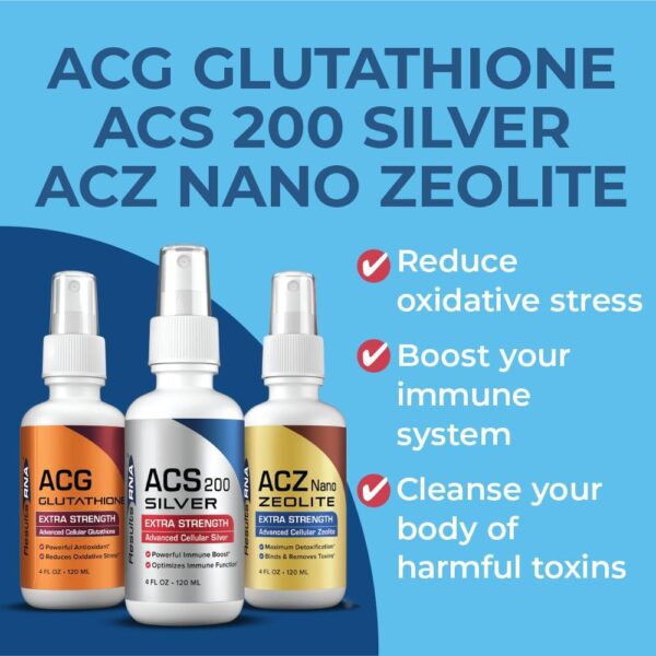 61nV4QIsSxL._AC_SL1000_.jpg Results RNA–Ultimate Body Detox Extra Strength System – ACS 200 Silver/ACZ Zeolite/ACG Glutathione Detoxify, Boost Immunity & Reduce Oxidative Stress