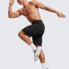CRZ YOGA Men's 2 in 1 Running Shorts with Liner - 9'' Quick Dry for Workout Sports Athletic with Pockets