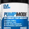 EVL PumpMode Nitric Oxide Supplement - Nitric Oxide Booster Pump Pre Workout Powder with Glycerol and Betaine for Muscle Recovery Growth and Endurance - Stim Free Pre Workout Drink (Unflavored)