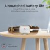 G1-US GPS Pet Tracker, Real-Time Dog Locator & Activity Monitor, 30 Days Ultra Long-Lasting Battery Lightweight Waterproof Dog Finder (White)