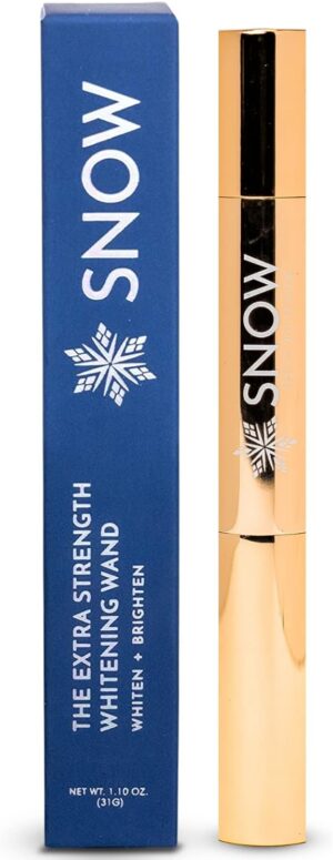 Snow Extra Strength Teeth Whitening - Teeth Whitening Pen, at Home Stick Refills, Tooth Serum Wand for & Oral Care, Easy to Use Whitener Stick - Pack of 1