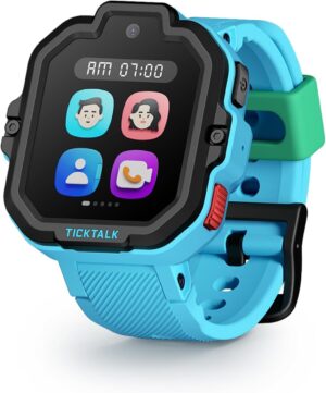 TickTalk5 LTE Kids Smart Watch with GPS Tracker, Phone Watch, Advanced Parental Controls, Video & Voice Calls, Text, School Mode, Free Music, SOS & 911, Safety Alerts, Pre-Installed SIM