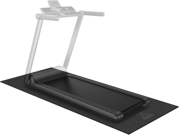 61obyAGnBcL._AC_SL1500_.jpg HAPBEAR 2.5x5/3x6/3x7ft Exercise Equipment Mat, Treadmill, Elliptical, Rowing Machine, Peloton Bike Mat for Hardwood Floors, Carpet - Weight Bench Pad Fitness Gym Equipment Mat