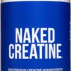 Naked Pure Micronized Creatine Monohydrate - 100 Servings - 500 Grams, 1.1Lb Bulk, Vegan, Non-GMO, Gluten Free, Soy Free. Aid Strength Gains, No Artificial Ingredients Creatine