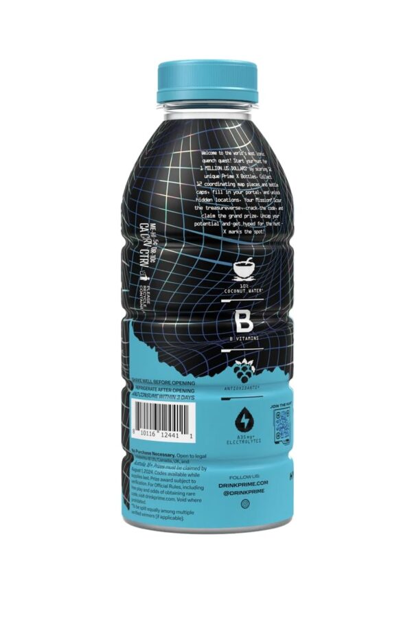 2024 NEW Limited Prime X Hydration Holographic blue Sports Drink - 16 oz Limited Edition Prime Beverage Sports Drink