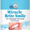 Miracle Brite Smile - 3% Hydrogen Peroxide Medical Food Grade, Peppermint, Lemon, Clove Leaf, Cinnamon and Rosemary