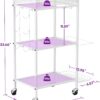 Yoga Mat Storage Rack, Home Gym Storage Rack Yoga Mat Holder, VOPEAK Workout Storage for Yoga Mat, Foam Roller, Gym Organizer Gym Equipment Storage for Home Exercise and Fitness Gear (Metal)