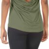 icyzone Women's Open Back Workout Athletic Yoga Tank Tops with Built in Bra