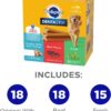 PEDIGREE DENTASTIX Large Dog Dental Care Treats Original, Beef & Fresh Variety Pack, 2.73 lb.Pack (51 Treats)