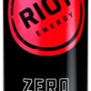 RIOT Clean Energy Drink, Cherry Watermelon, Organic, No Sugar Added, Made with Real Fruit, 100mg L-Theanine, 16 fl oz