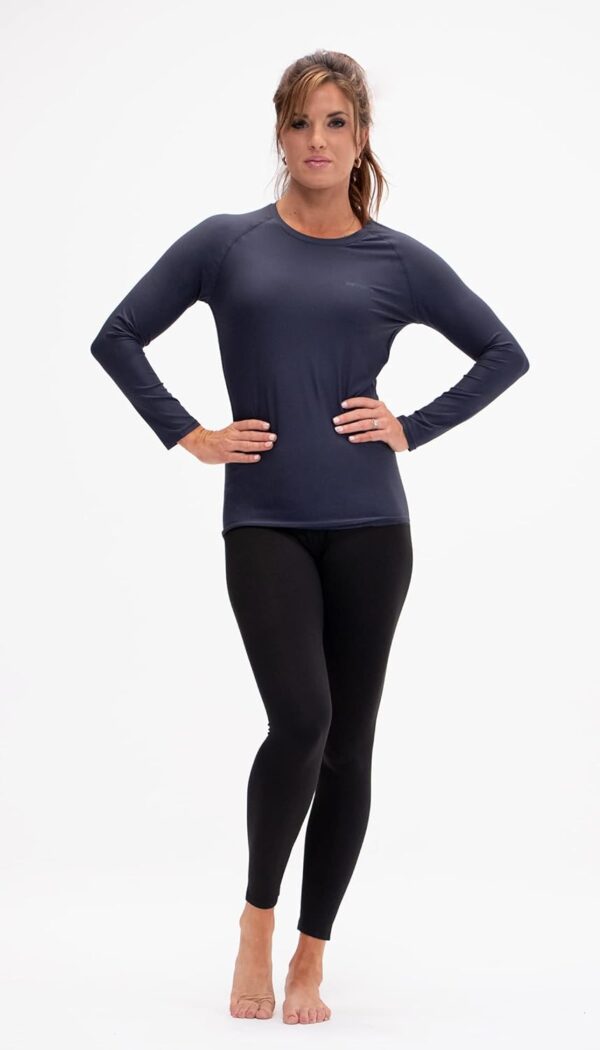 DEVOPS 3 Pack Women's Compression Shirt Dry Fit Long Sleeve Running Athletic T-Shirt Workout Tops