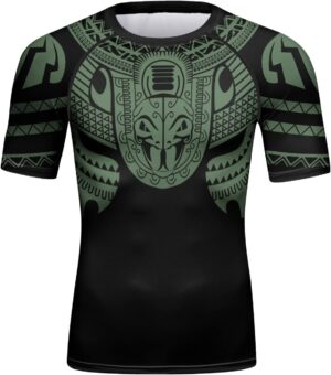 Red Plume Mens 3D Digital Printing Short Sleeve T-Shirt Outdoor Running Yoga Fitness Tight Shirt for Men