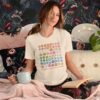 Celebrate Minds of All Kinds Shirt Women Autism Awareness T Shirt Mental Health Inspirational Short Sleeve Tee Tops