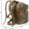 QT&QY 45L Military Tactical Backpacks Molle Army Assault Pack 3 Day Bug Out Bag Hiking Treeking Rucksack…