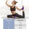 Yoga Socks with Grips for Women Non Slip Pilates Socks Anti Skid Grippy Ankle Athletic Socks 3 Pairs