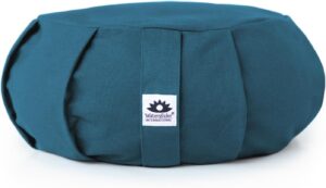 Zafu Meditation Cushion - Eclipse line - Removable Cover and Buckwheat Fill