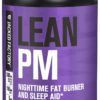 Jacked Factory Lean PM Night Time Fat Burner, Sleep Aid Supplement, & Appetite Suppressant for Men and Women - 60 Stimulant-Free Veggie Weight Loss Diet Pills