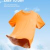 NORTHYARD Men's UPF 50+ Rash Guard T-Shirts Sun Protection UV Quick Dry Short Sleeve Shirts Lightweight Fishing Swim