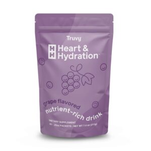 Truvy Heart & Hydration, Grape Flavor (30 Individual Packets)